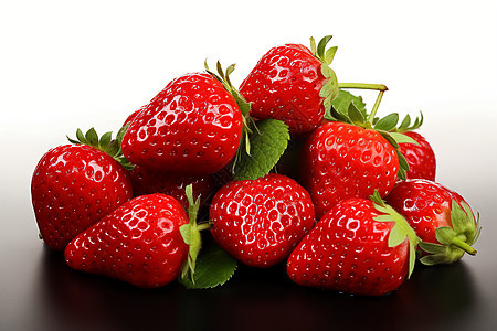 诱人的新鲜草莓图片
