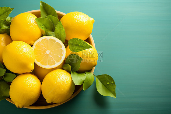 健康营养柠檬图片