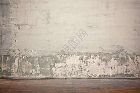 粗糙脏乱的灰色墙壁背景图片