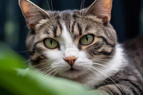 猫咪在趴着图片