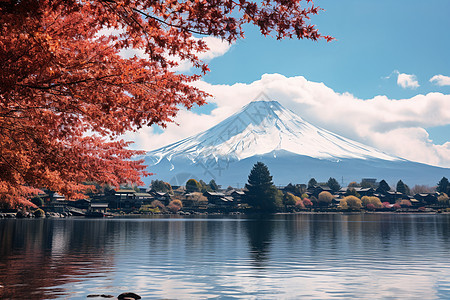 日本富士山图片