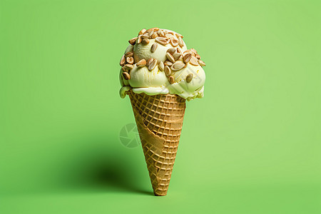 葵花子酥皮冰淇淋图片