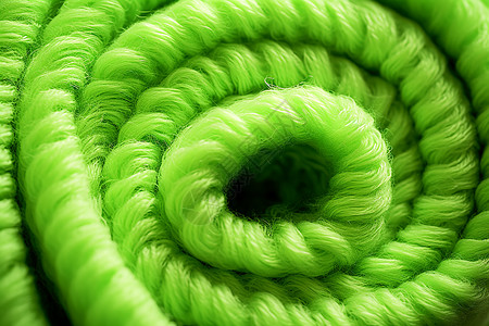 绿色的毛线纤维图片