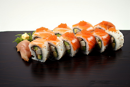 美食艺术精致寿司图片
