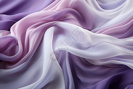 紫色丝绸流光溢彩丝绸抽象壁纸背景