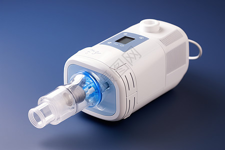 白色便携式呼吸治疗设备图片