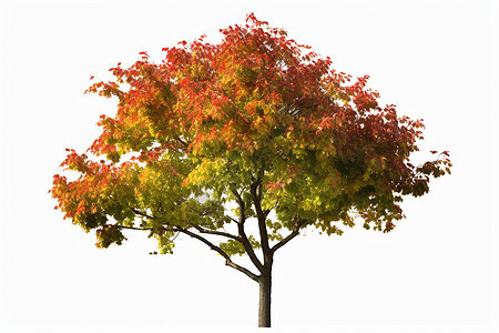 秋天的一棵树图片