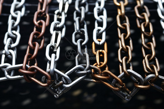 金属锁链图片