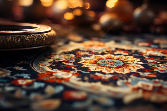 奢华的波斯地毯图片