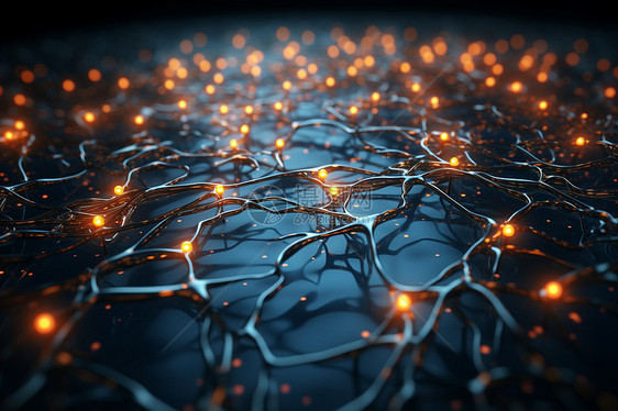 连接的神经网络结构图片