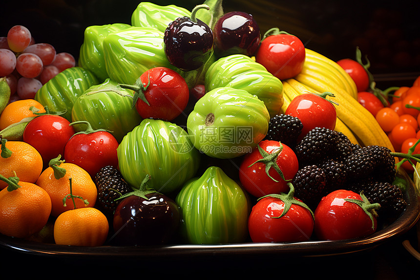 美食艺术果蔬盛宴图片