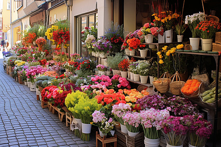 鲜花商店图片