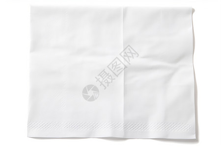 一张白色餐巾纸图片