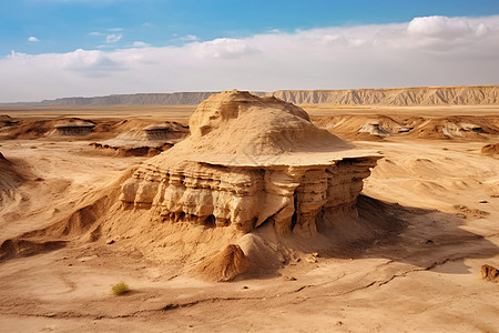 沙漠中的岩石图片