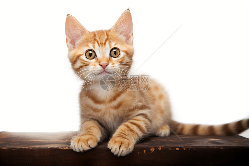 好奇的小橘猫高清图片下载-正版图片600758177-摄图网