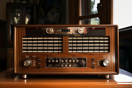 怀旧复古的收音机图片