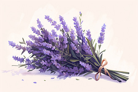 紫罗兰花束图片