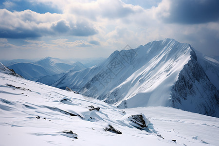 雪山的风景图片