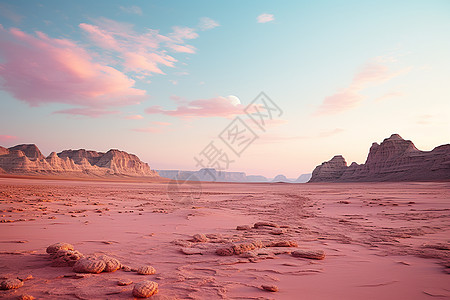 粉色沙漠之谜图片