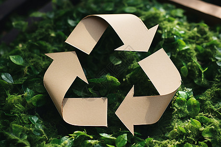 绿色环保回收背景图片