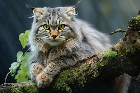 神采奕奕的野猫图片