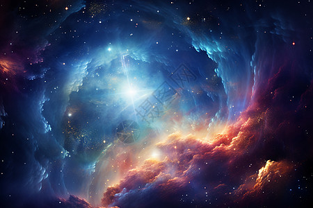 宇宙之旅星轨素材高清图片