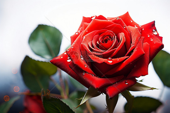 漂亮的红色玫瑰图片