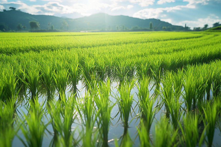 农田里的植物图片