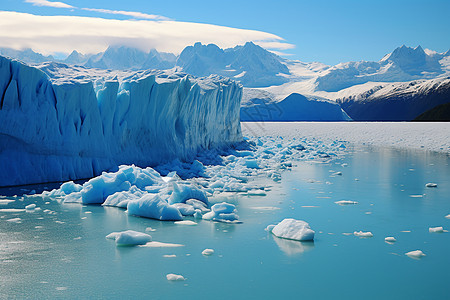 漂浮的巨大冰山图片