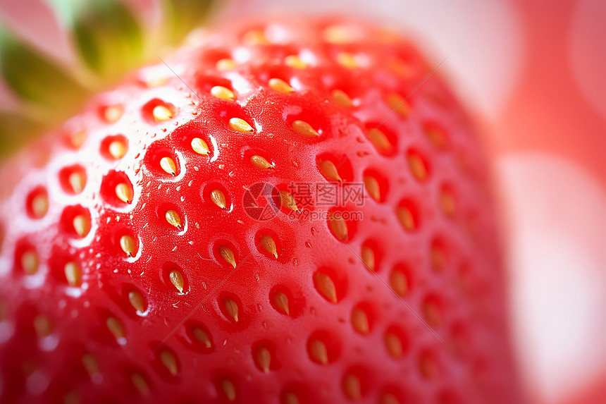 微观之美草莓图片