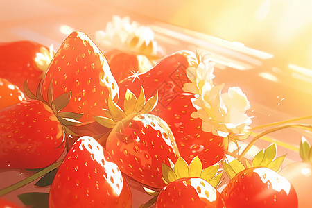 春日的莓香图片