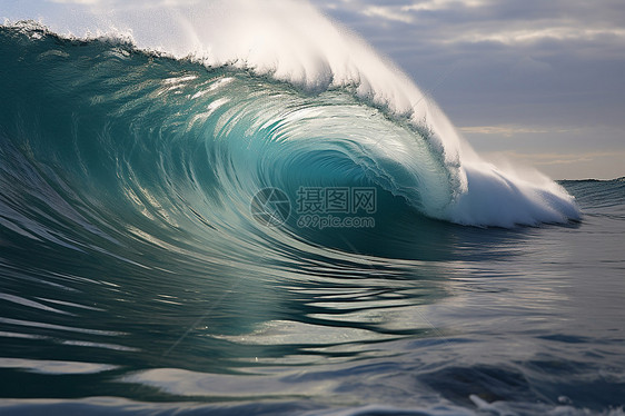 海洋巨浪中的精准艺术图片