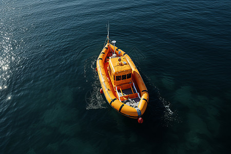 海上的救生艇图片