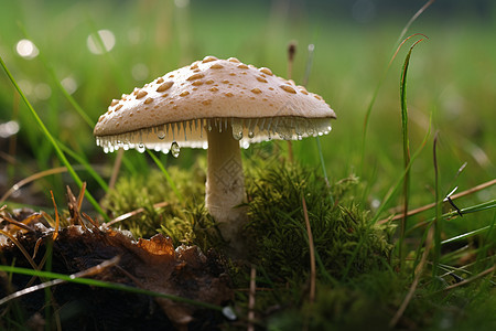 湿地的蘑菇图片