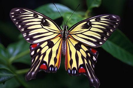 优雅的燕尾蝶图片