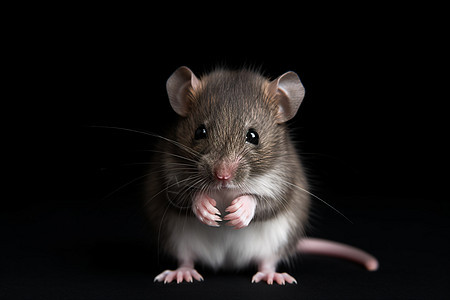 一只小老鼠背景图片