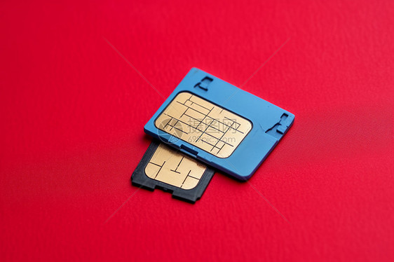 现代通讯技术的SIM卡图片