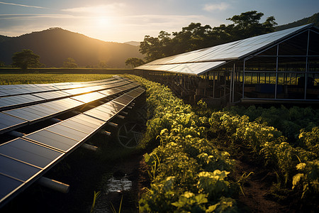 太阳能的可持续转型背景