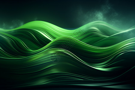 绿色水流波纹创意背景背景图片