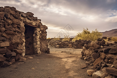 荒漠之门背景图片