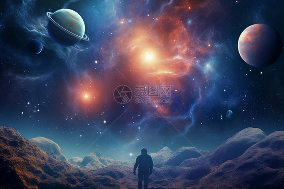 梦幻的宇宙天文景观图片