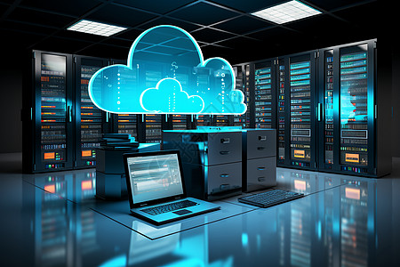 云端科技数据服务器高清图片