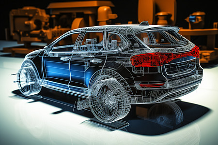 汽车绘画未来科技的汽车设计图片