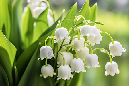 一束白花图片