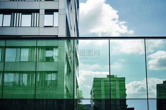 透明玻璃建筑图片