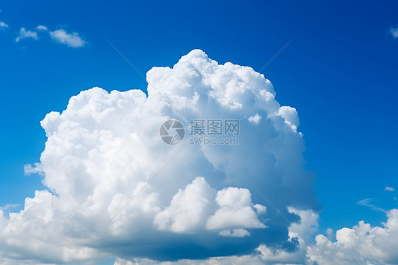 户外天空中的云朵图片