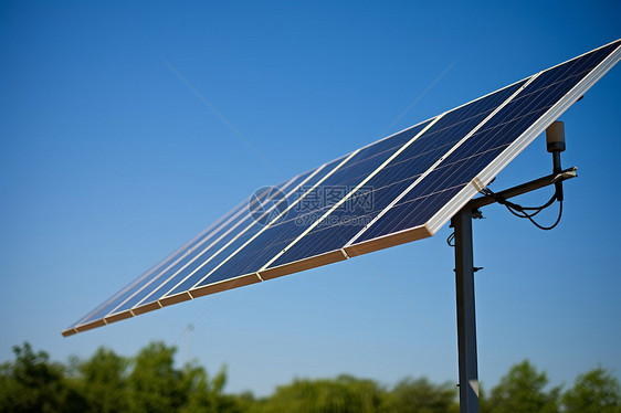 户外环保的太阳能发电板图片