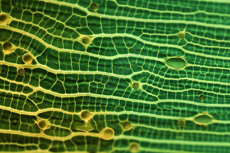 科学研究的绿叶内胚层背景图片