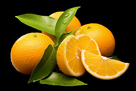 营养丰富的柑橘水果图片