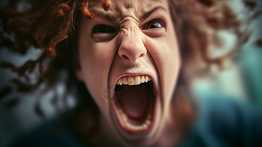 愤怒的女人背景图片